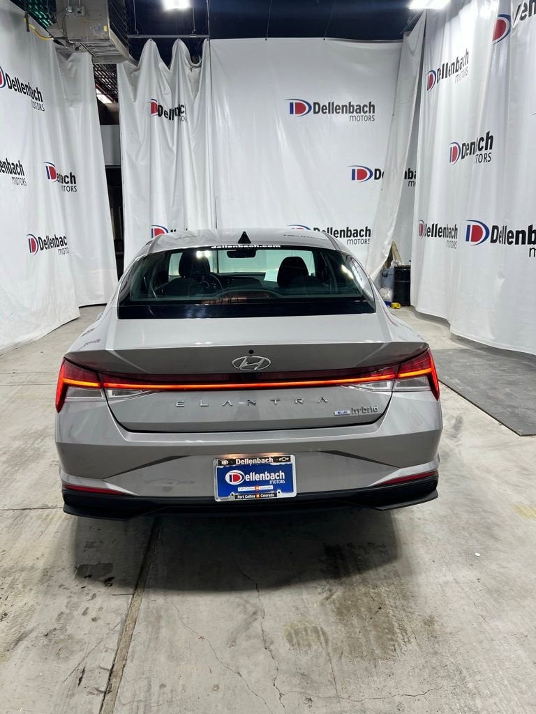2023 Hyundai Elantra Hybrid Blue