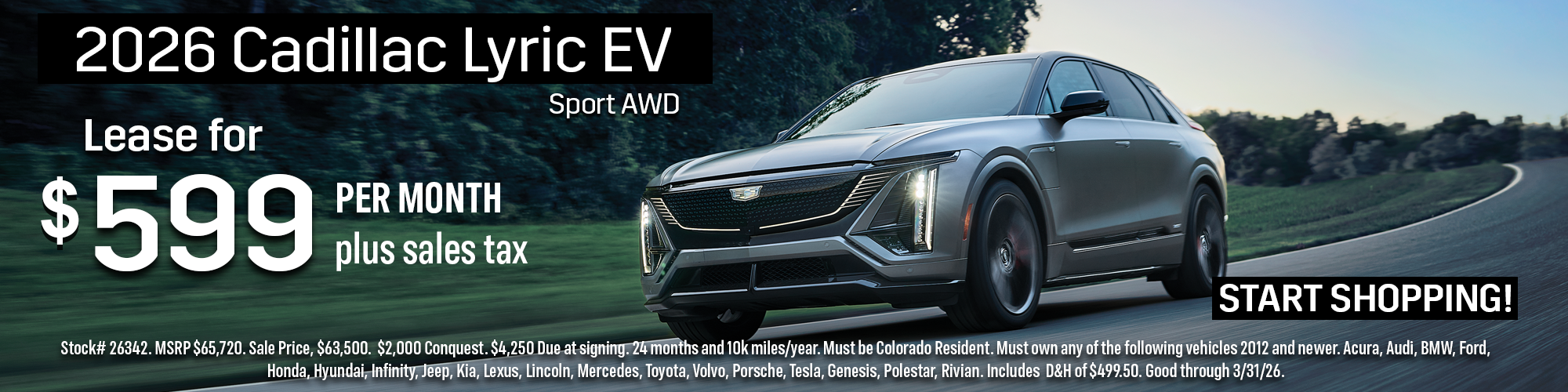 2026 Cadillac Lyriq EV